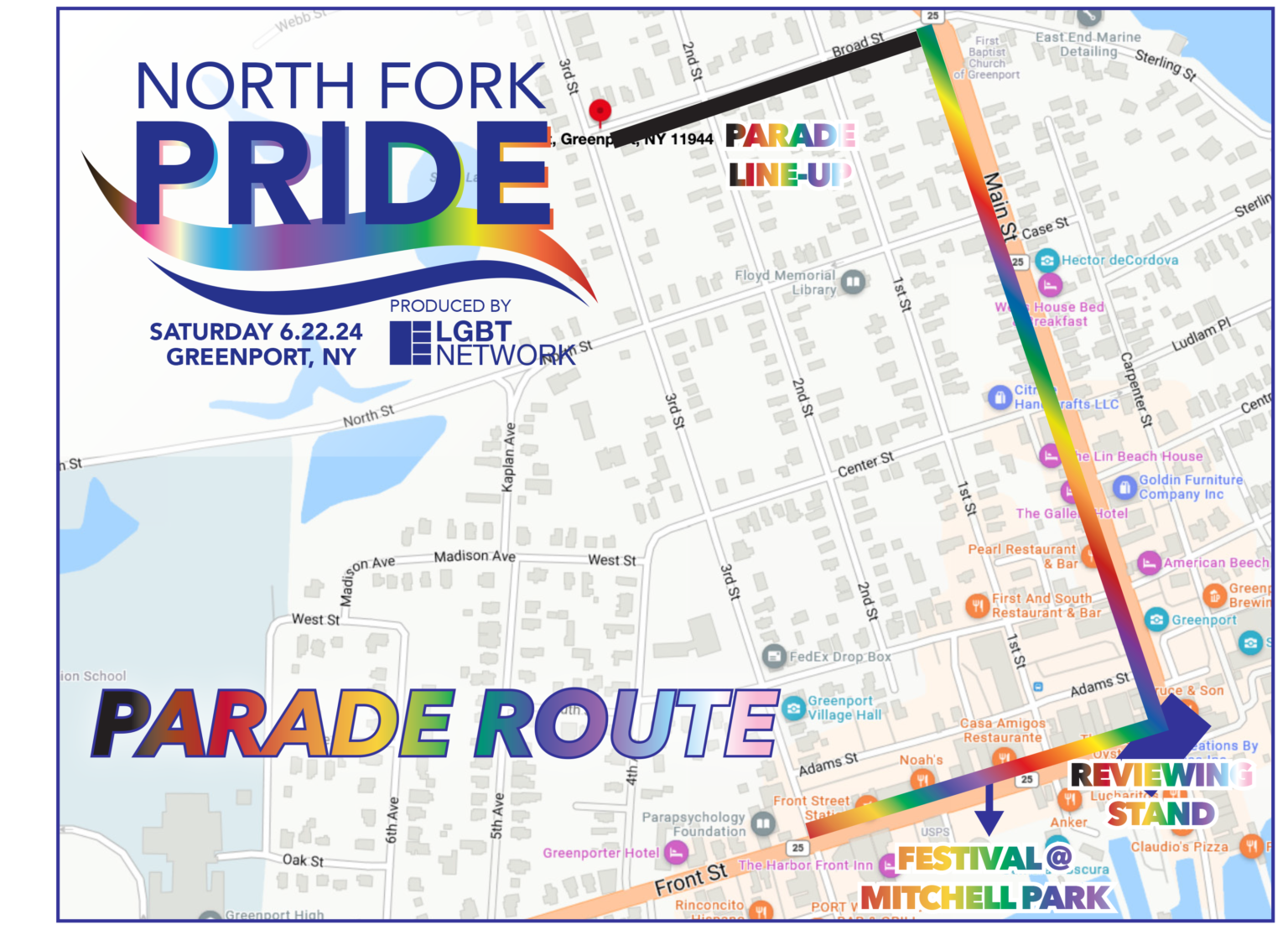 North Fork Pride Annual Pride Parade and Festival.
