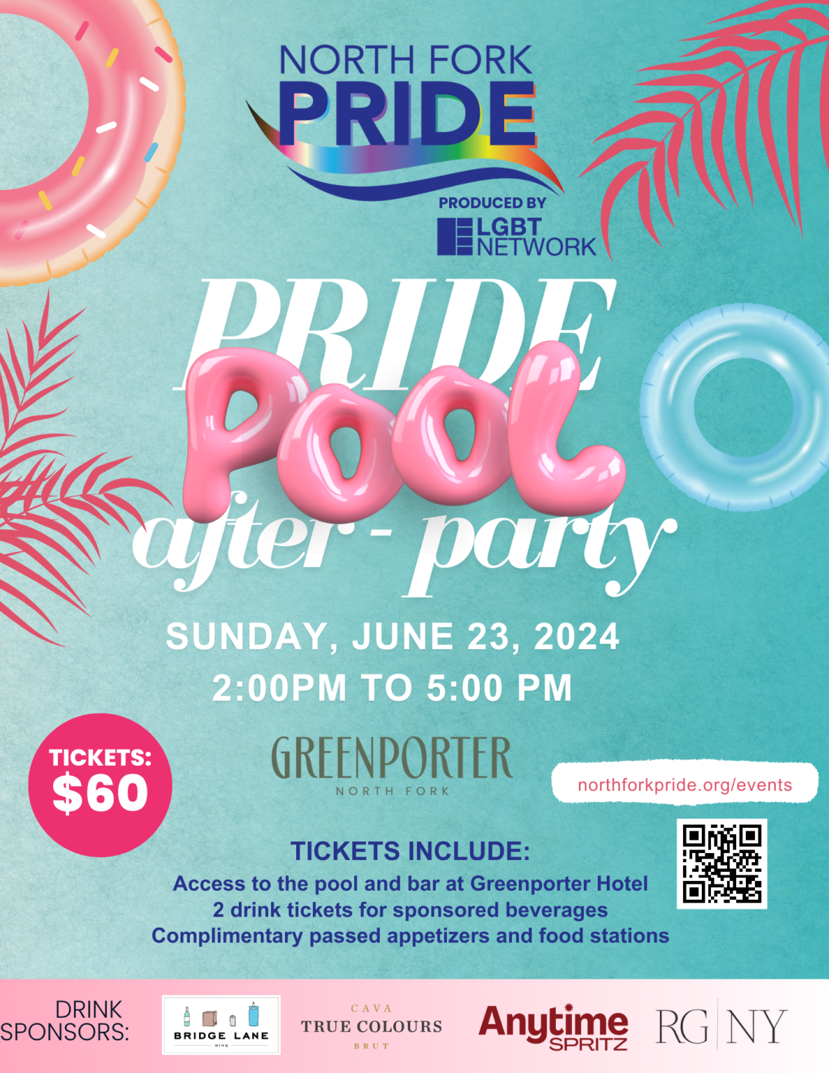 Pride Pool AfterParty North Fork Pride